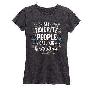 Instant Message Grandma Snowflake Tee